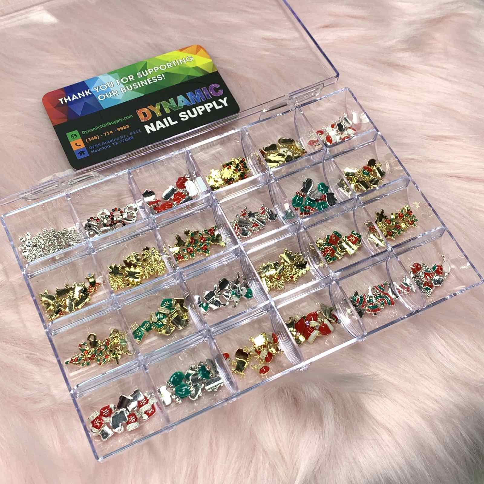 (Flash Deal) Christmas Nails Charm for Holiday Nail art design Newest Updated 2024