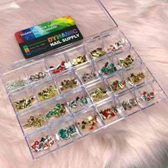 (Flash Deal) Christmas Nails Charm for Holiday Nail art design Newest Updated 2024