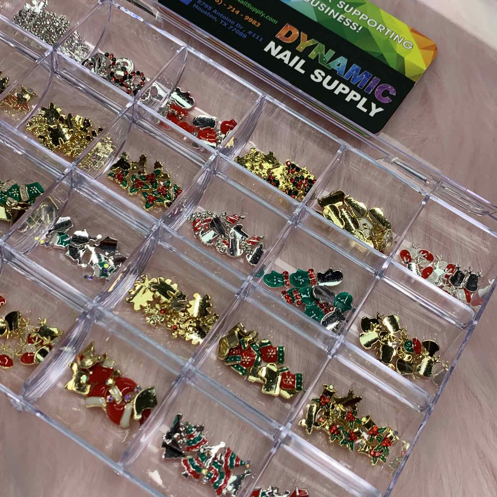 (Flash Deal) Christmas Nails Charm for Holiday Nail art design Newest Updated 2024