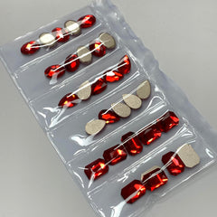 Big Shape Rhinestones / AB Red Green Gem Stone for nails art design