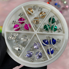 18 pcs Planet Charms for Nails designer