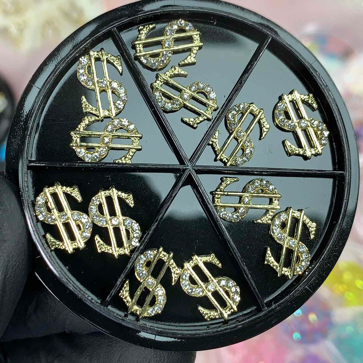 12 pcs (Big) Dollar Sign Charms for Nails designer