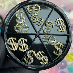 12 pcs (Big) Dollar Sign Charms for Nails designer