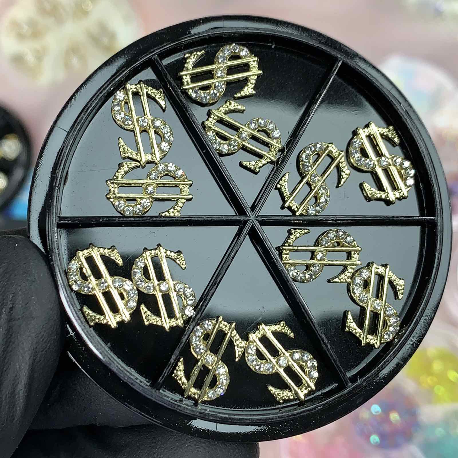 12 pcs (Big) Dollar Sign Charms for Nails designer