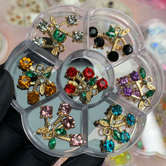 14 pcs Colorful Cherry Charms for Nails Art Designer