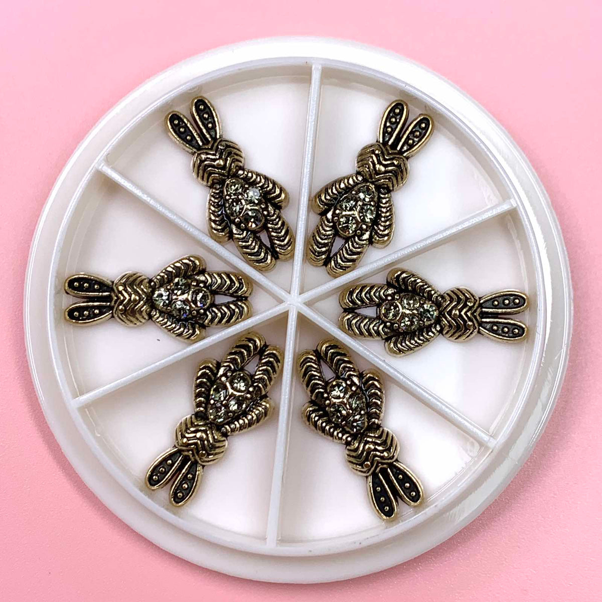 Antique Bunny Charm for Nails Art Designer