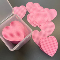 200 pcs Heart Shape Lint-free Wipes for Nails or Lashes