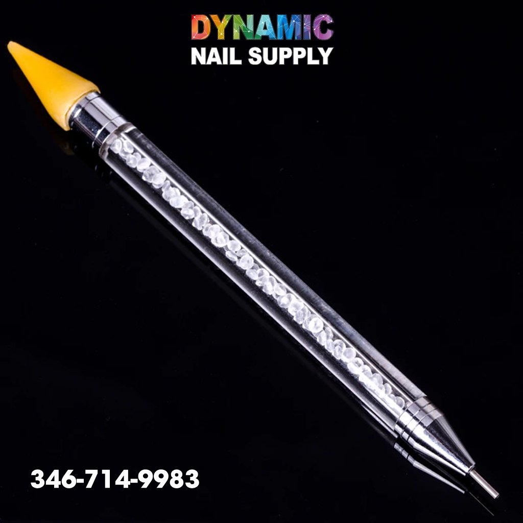 Dual-ended Nail Art Wax Dotting Pen Picking Up Rhinestone