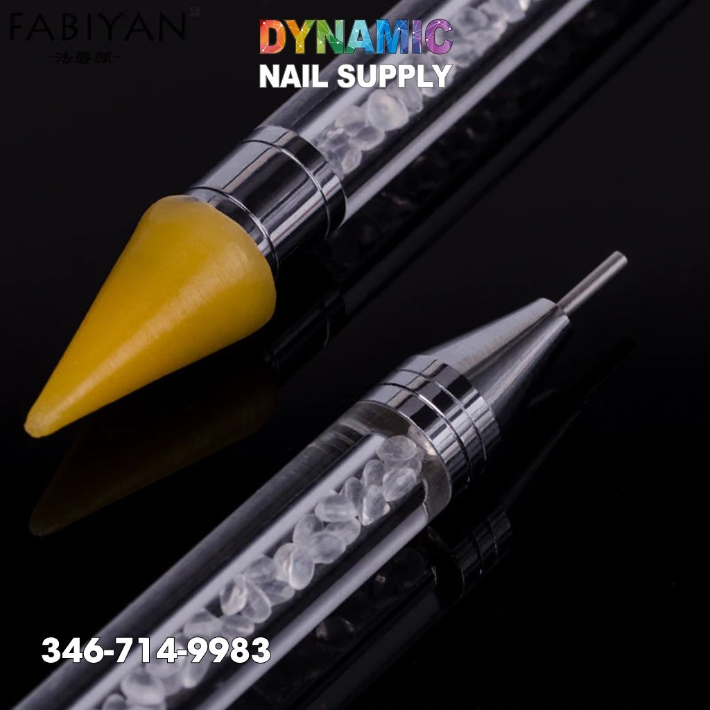 Dual-ended Nail Art Wax Dotting Pen Picking Up Rhinestone